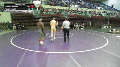 215 lbs Round Of 16 - Zion Johnson, Westwood vs Carl Palma, Lexington