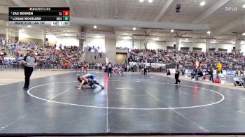 AA 132 lbs Quarterfinal - Zac Bosken, Cleveland High School vs Logan Woodard, Northeast High School