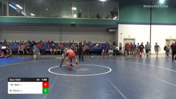 Match - Mckenzie Bell, Nj vs William Giron, Ca