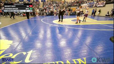 52 lbs Round Of 16 - Beckett Rupp, Perry Wrestling Academy vs Chapman Butler, Mannford Pirate Youth Wrestling