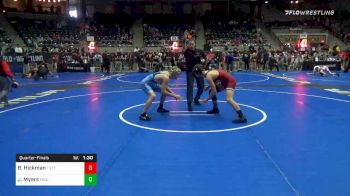 115 lbs Quarterfinal - Beau Hickman, Tuttle Tigers vs Jacob Myers, Mile High WC