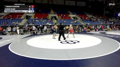 120 lbs Cons. Rd Of 32 - Urijah Courter, IA vs Aaron Klein, CA