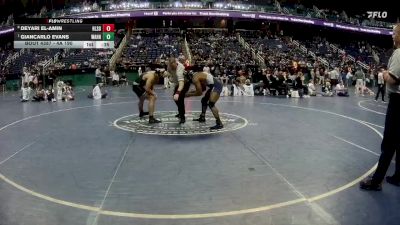 4A 190 lbs 5th Place Match - Deyari El-Amin, Hillside vs Giancarlo Evans, William Amos Hough High School