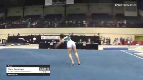 Chris Brundage - Floor, Arizona Olympian Gymnastics LLC - 2021 USA Gymnastics Development Program National Championships
