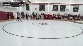 113 lbs Consi Of 8 #1 - Ty Kirchner, Mount De Sales vs James Sanders, St. John Neumann Catholic