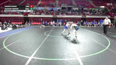 144 lbs Round 4 - Placement (4 Team) - Banner Morse, Leander vs Zachary Norton, Comal Smithson Valley