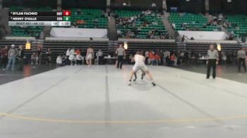 6A 132 lbs 5th Place Match - Rylan Fachko, Hartselle vs Henry Ovalle, Fort Payne