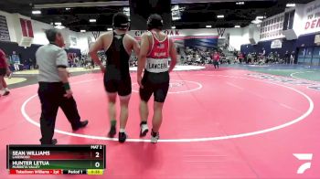 175 lbs Cons. Round 2 - Hunter Letua, Murrieta Valley vs Sean Williams, Lakewood