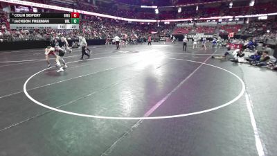 106 lbs 5th Place Match - Jackson Freeman, Wisconsin Rapids Lincoln vs Colin Seifert, Brookfield East