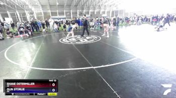 125 lbs 1st Place Match - Shane Ostermiller, AK vs Olin Storlie, OR