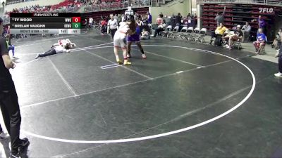 160 lbs Quarterfinal - Ty Wood, Wrestling With Character vs Brelan Vaughn, Dirty Eagles Wrestling Club