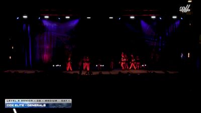 CDX Elite - Generals [2026 L2 Senior - D2 - Medium Day 1] 2026 Spirit Cheer Grand Nationals