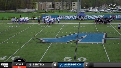 Replay: Bentley vs Assumption | Apr 26 @ 1 PM