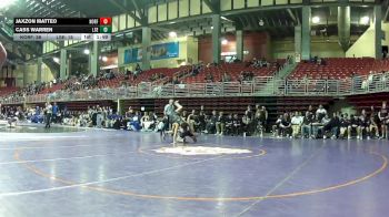 120 lbs Placement (4 Team) - Jaxzon Matteo, Norfolk vs Cass Warren, Lincoln Southeast
