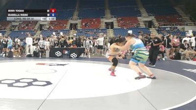 235 lbs Cons. Rd Of 32 - Jerri Togiai, Utah vs Izabella Riebe, Wisconsin