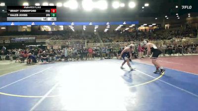 215 2A Cons. Round 2 - Kaleb Johns, Springstead vs BRADY COMERFORD, Pinellas Park H.S.