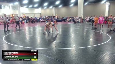 130 lbs Semis & Wb (16 Team) - Samantha Reil, South Dakota Heat vs Kennedy Smith, Queen Bees