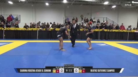 Beatriz Gutierrez Campos vs Sabrina Rogéria Ataide B. Gondim 2026 Pan IBJJF Jiu-Jitsu No-Gi Championship