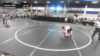 123 lbs Quarterfinal - Anthony Flores, Fighting Squirrels WC vs Colton Meixner, Dark Horse