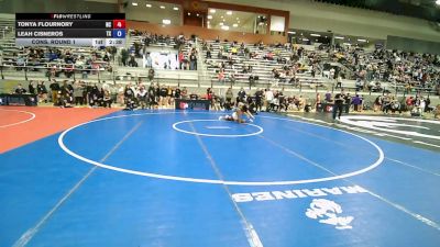 U23 Women - 59 lbs Cons. Round 1 - Tonya Flournory, NC vs Leah Cisneros, TX