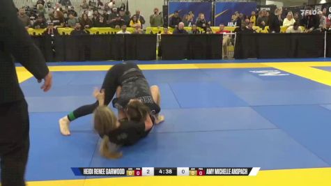 Amy Michelle Anspach vs Heidi Renee Garwood 2024 World IBJJF Jiu-Jitsu No-Gi Championship