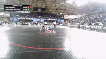 Boys 4A 144 lbs Quarterfinal - Trandyn Lundquist, Mead vs Alec Fraser, Camas