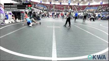 70 lbs Quarterfinal - Waylon Hedrick, Duncan Demons vs Journie Roberts, Bristow Elementary Wrestling Club