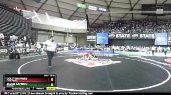 Boys 1A 106 lbs Cons. Round 5 - Jacob Gambito, Wapato vs Colston Pavey, Castle Rock