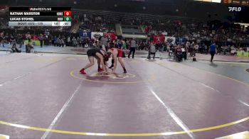 175 lbs Cons. Round 3 - Nathan Marston, Homedale vs Lucas Stohel, Highland