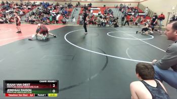 125 lbs Cons. Semi - Isaiah Van Diest, Wrestling Rhinos Wrestling Club vs Jeremiah Paxson, Steelclaw Wrestling Club