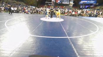 132 lbs Cons 32 #1 - Spencer Mosier, Kansas vs Justis Jesuroga, Iowa