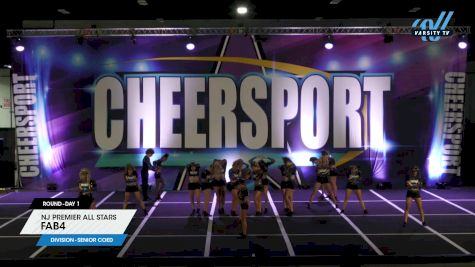 NJ Premier All Stars - Fab4 [2024 L4 Senior Coed DAY 1] 2024 CHEERSPORT Oaks Classic