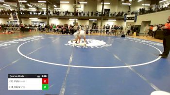 131 lbs Quarterfinal - Cristian Pote, Danbury vs Marcus Heck, Wyoming Seminary