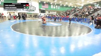 138 lbs Quarterfinal - Finn Janetzke, Mt Carmel vs Aiden Mckibben, Redlands East Valley