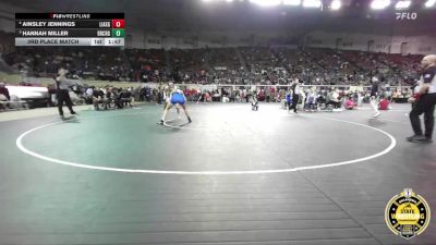 G5A-135 lbs 3rd Place Match - Ainsley Jennings, Little Axe-Girls vs Hannah Miller, Bridge Creek-Girls