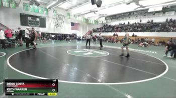 190 lbs Semifinal - Diego Costa, Palm Desert vs Keith Warren, Upland