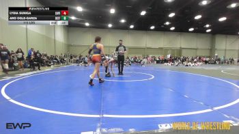 120 lbs Rr Rnd 2 - McKenna Wilson, Super Girls 7-12 vs Austin Wood, Best Trained 7-12 2