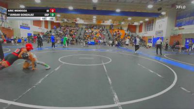 120 lbs Cons. Round 3 - Jordan Gonzalez, Crespi vs Aric Mendoza, Norte Vista
