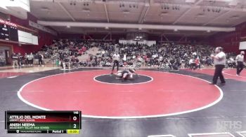 146 lbs 5th Place Match - Anish Neema, Dougherty Valley High School vs Attilio Del Monte, Liberty High School