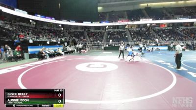 II-108 lbs Cons. Round 3 - Auggie Moon, Trinity School vs Bryce Reilly, Our Lady Of Lourdes