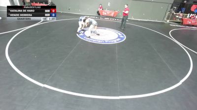 125 lbs Quarters - Katalina De Haro, Hillcrest High School Wrestling vs Kenzie Herrera, Reedley High School Wrestling