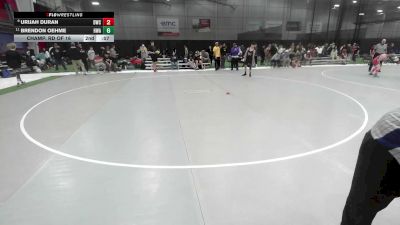 120 lbs Champ. Rd Of 16 - Brendon Oehme, Heartland Wrestling Academy vs Urijah Duran, Duran Wrestling Club