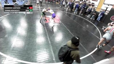 138 lbs Champ. Round 1 - Torren Northcutt, Ridgeline vs Cameron Lamphere, Lewiston High School