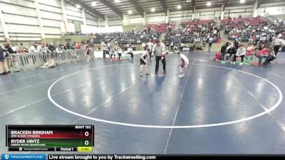 80 lbs Cons. Round 1 - Bracken Bingham, Box Elder Stingers vs Ryder Hintz, Green River Grapplers