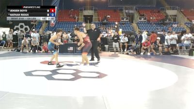 138 lbs Cons. Rd Of 16 - Jensen Boyd, Indiana vs Nathan Rioux, Indiana