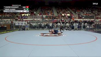 285 lbs Cons. Round 2 - Cooper Woodruff, Clearwater vs Brady Alonzo, Chanute Hs