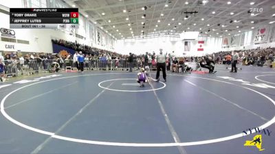 56 lbs Quarterfinal - Jeffrey Lutes, Purple Eagles Wrestling Academy vs Toby Drake, Webster Schroeder Youth Wrestling