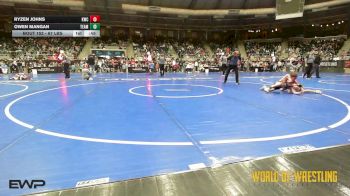 67 lbs Consi Of 8 #1 - Ryzen Johns, Keystone Wrestling Club vs Owen Mangan, Team Barracuda