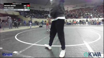 58 lbs Consi Of 16 #2 - Michael Brown, Duncan Demon Wrestling vs Paul Walker, Piedmont