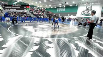 126 lbs Cons. Round 4 - Tyler Hiraoka, JW North vs Gabriel Valladares, Heritage